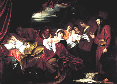 پرونده:Esau and Jacob Presented to Isaac.jpg