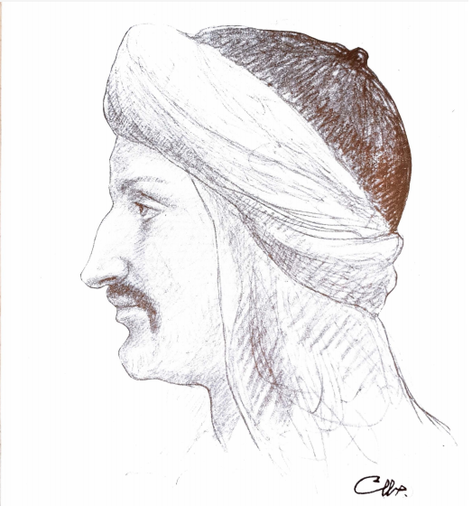 پرونده:Ibn al-Muqaffa' by Khalil Gibran.png