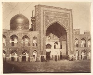 Main Gate of Imam Riza, Mashhad, Iran-1850s.jpg