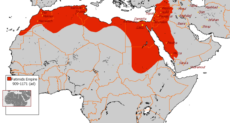 پرونده:Fatimids Empire 909 - 1171 (AD).PNG