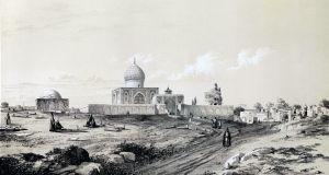 Imam Hussein Zadeh , Qazvin by Eugène Flandin.jpg