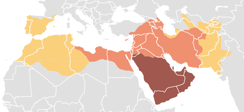 پرونده:Map of expansion of Caliphate.svg