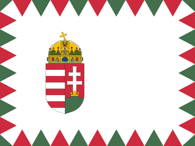پرونده:Naval Ensign of Hungary.svg
