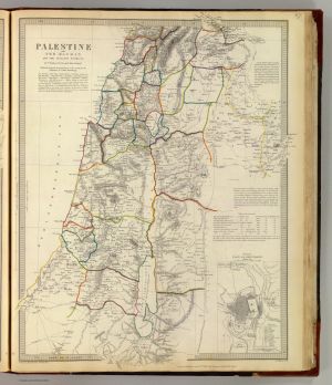 Palestine with the Hauran and the adjacent districts, William Hughes 1843.jpg