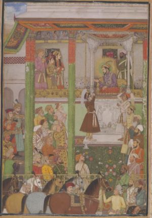 Shahjahan receives Ali Mardan Khan in durbar.jpg