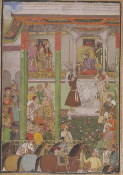پرونده:Shahjahan receives Ali Mardan Khan in durbar.jpg