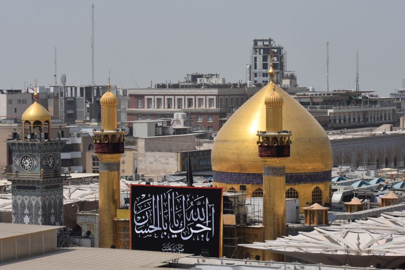 پرونده:Shrine of Imam Ali Najaf August 2023.jpg