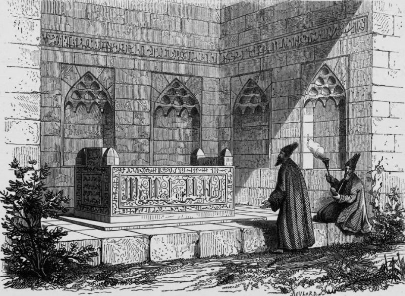 پرونده:Tomb of Saadi by Pascal Coste.jpg