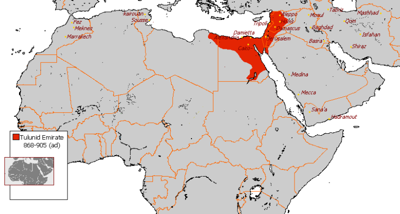 پرونده:Tulunid Emirate 868 - 905 (AD).PNG