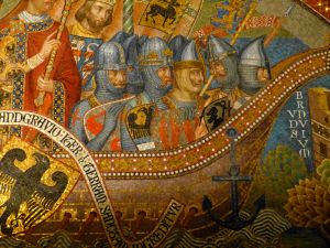 Wartburg Elisabethkemenate - Leben Elisabeth 8 Kreuzzug.jpg